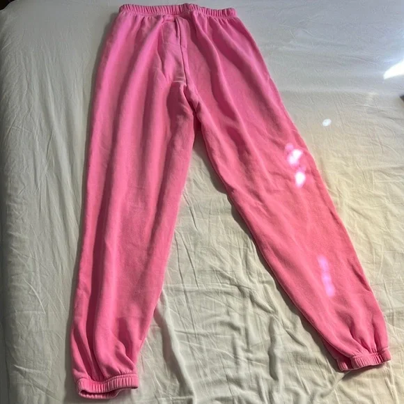 Nwot aviator nation pink high waist sweatpants - Picture 4 of 4